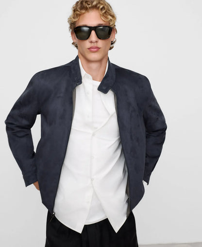 Tan/Navy Blue